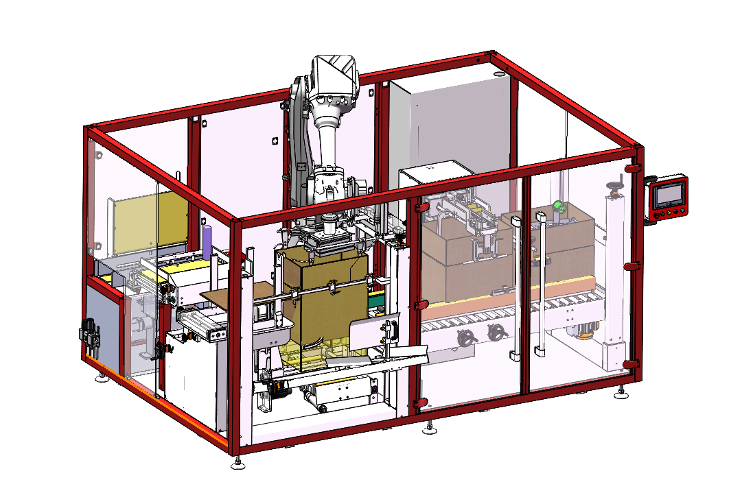 Robotic Carton Case packer machine